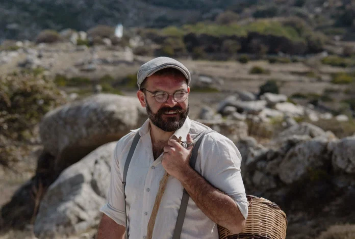 Markos Palamaris of Soul of Tinos, sharing his perspective on moving to Greece and integrating into traditional island communities.