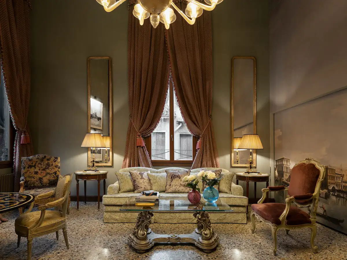 A luxurious residential interior in Venice designed by George Efthimiou.