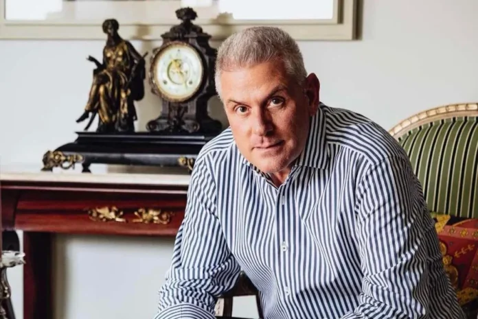 Professional portrait of interior designer George Efthimiou.
