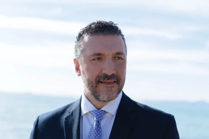 Portrait of Yiannis Fostiropoulos, Mayor of Palaio Faliro, representing local governance and municipal stability on the Athens Riviera.